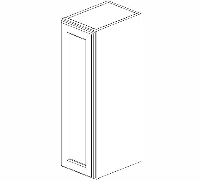 W0930 Uptown White Wall Cabinet #