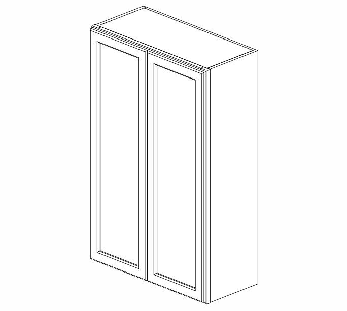 W2742B Uptown White Wall Cabinet #