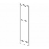 EPWP2484D Ice White Shaker Wall End Doors for 84"H Pantry #