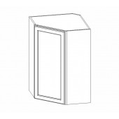 WDC2436 Ice White Shaker Wall Diagonal Corner Cabinet