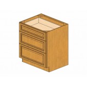 DB30(3) Country Oak Drawer Base Cabinet