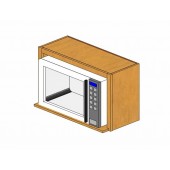 MWO3018PM-12 Country Oak Microwave oven cabinet #