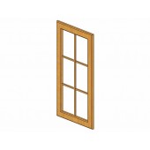 WDC2442GD Country Oak Glass Door for WDC2442 #