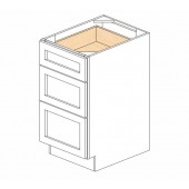 DB18(3) Uptown White Drawer Base Cabinet #